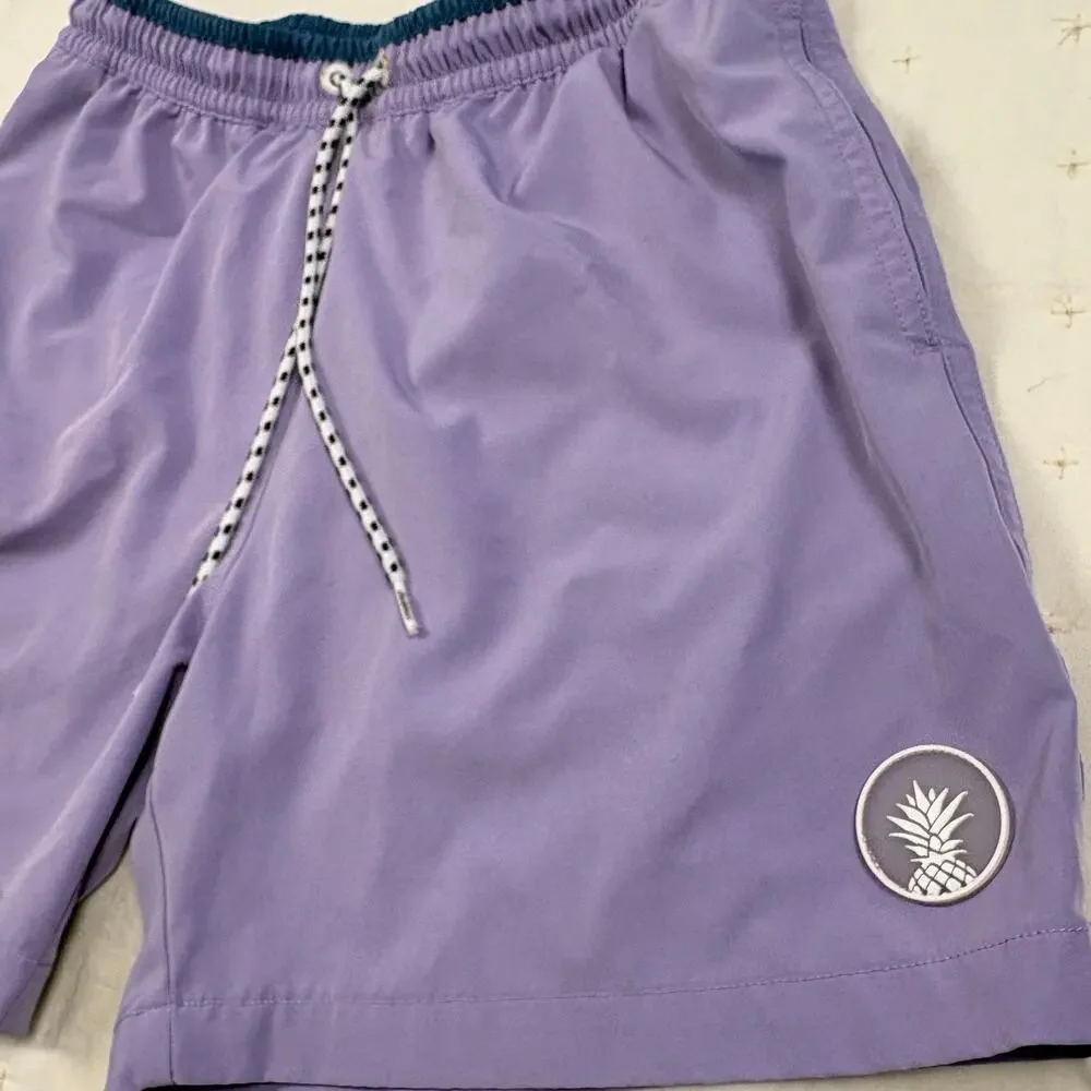 Chubbies Classic Swim Trunks Men's S Lavender Preppy Beach Pool Summer
